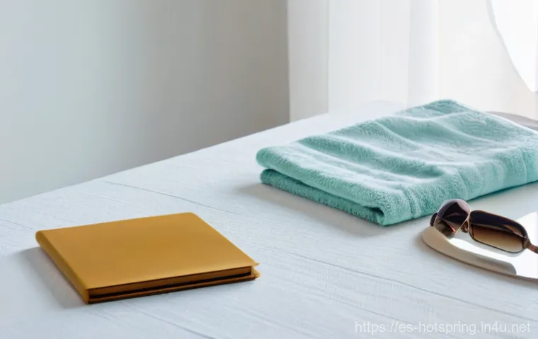 온천에서 편안한 휴식 방법 - **Spa Preparation & Digital Detox:** A serene individual, dressed in comfortable, modest loungewear,...