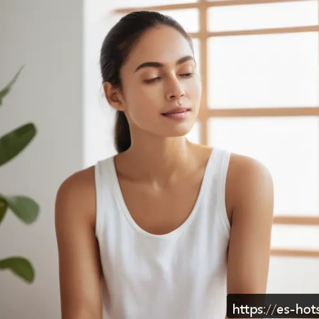온천과 물의 치유력 - A serene spa scene featuring a young Hispanic woman with smooth, hydrated skin, gently misting her f...
